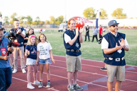 Thunderbirds cheering